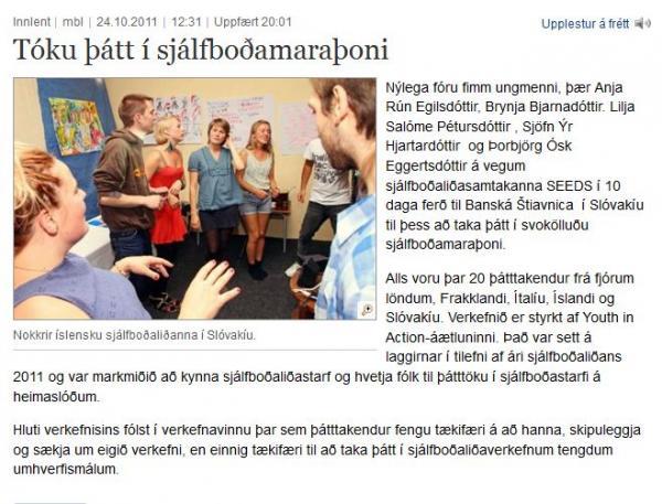 mbl.is - Tóku þátt í sjálfboðamaraþoni